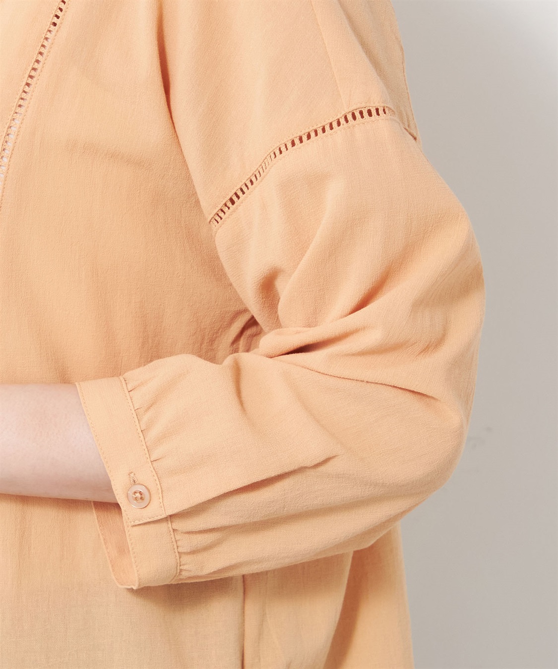 DECOY ジョーゼットブラウス_sub_4