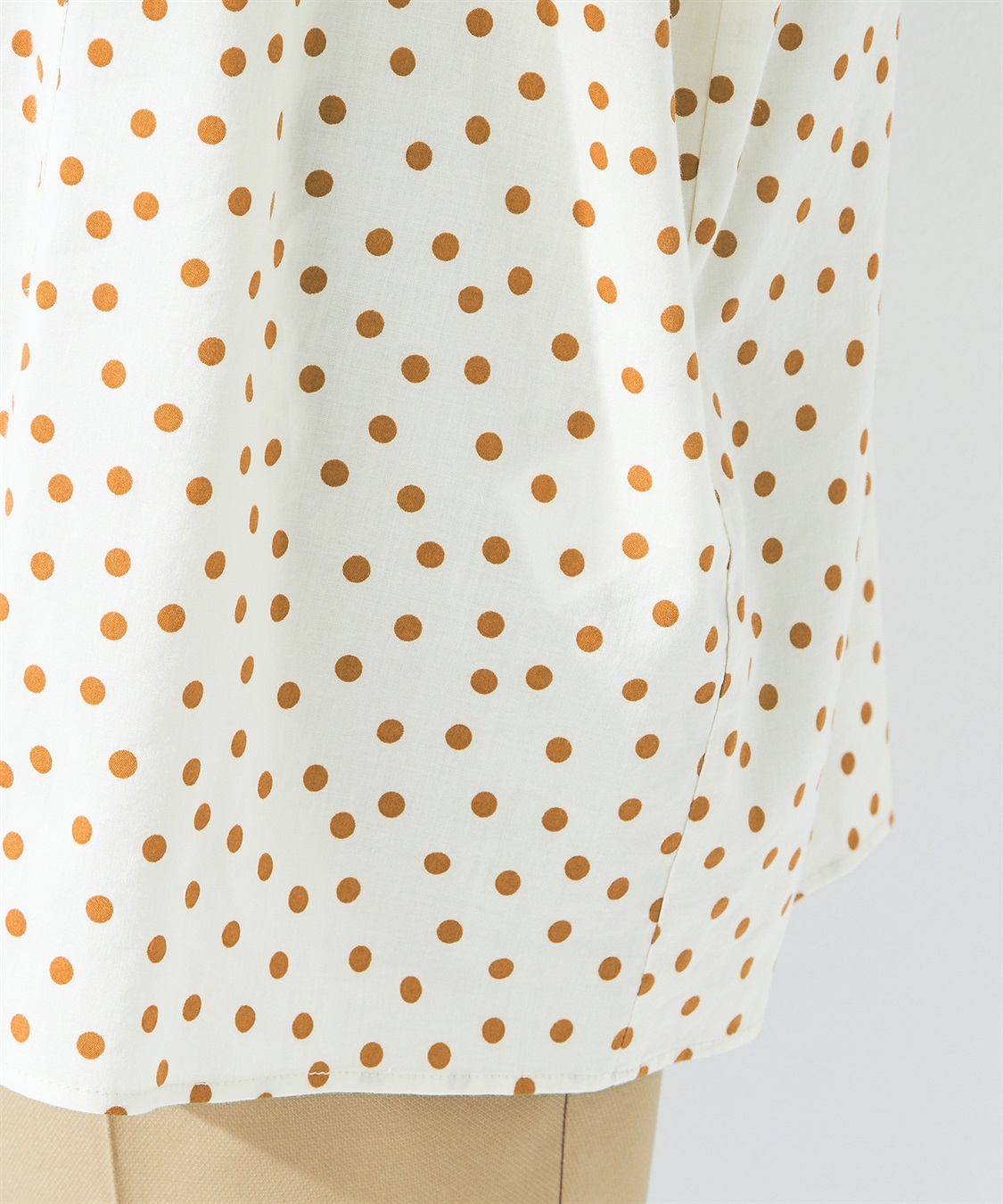 DECOY ドットプリントブラウス_sub_5