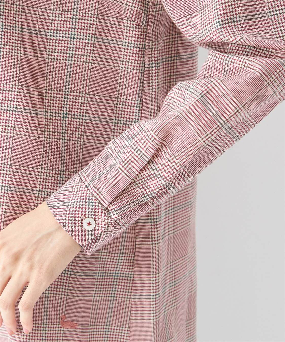 DECOY グレンチェックブラウス_sub_4