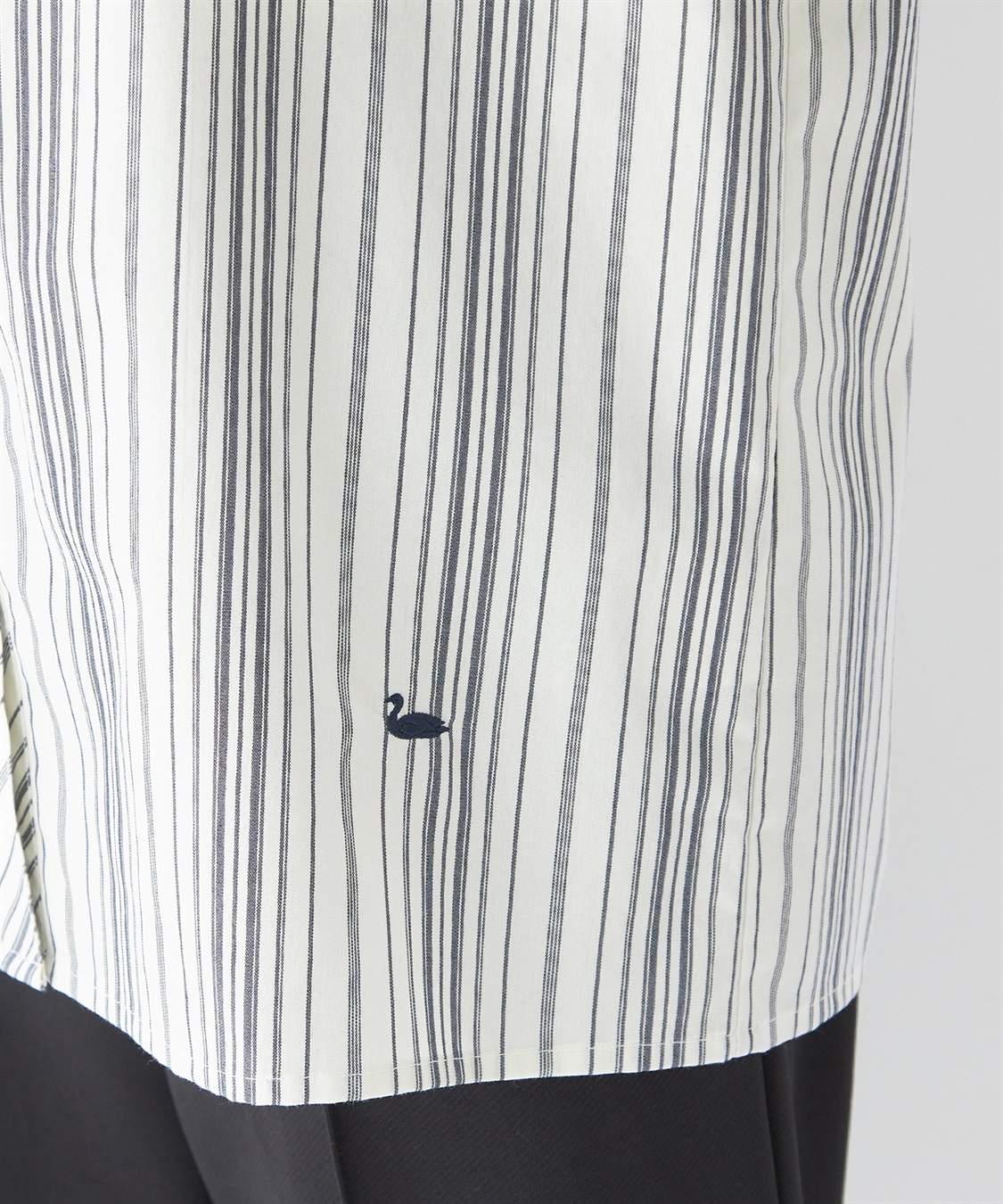 DECOY パールボタンストライプブラウス_sub_5