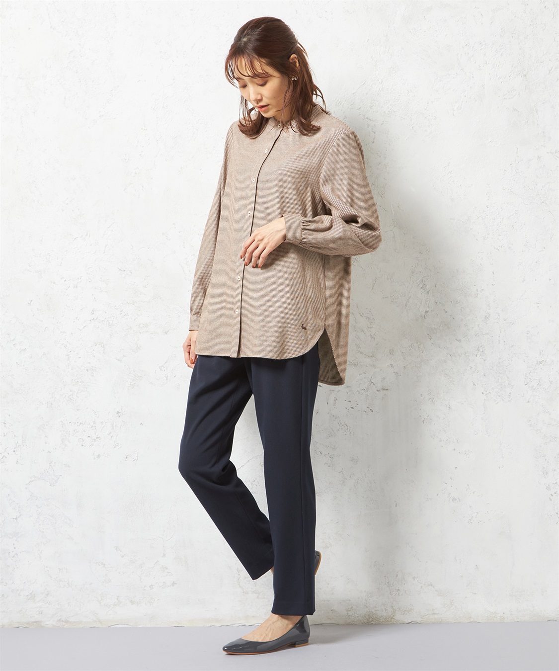 DECOY バンドカラーシャツ_sub_1