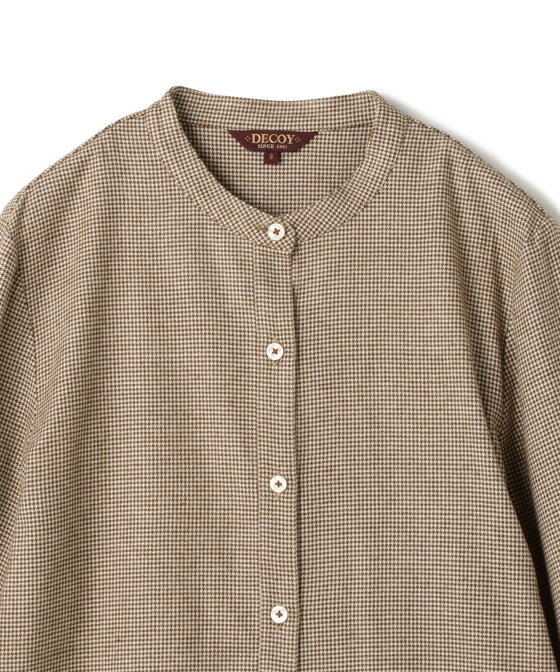 DECOY バンドカラーシャツ_sub_4