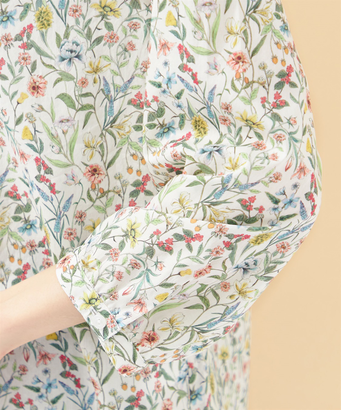 DECOY リバティプリントブラウス_sub_5