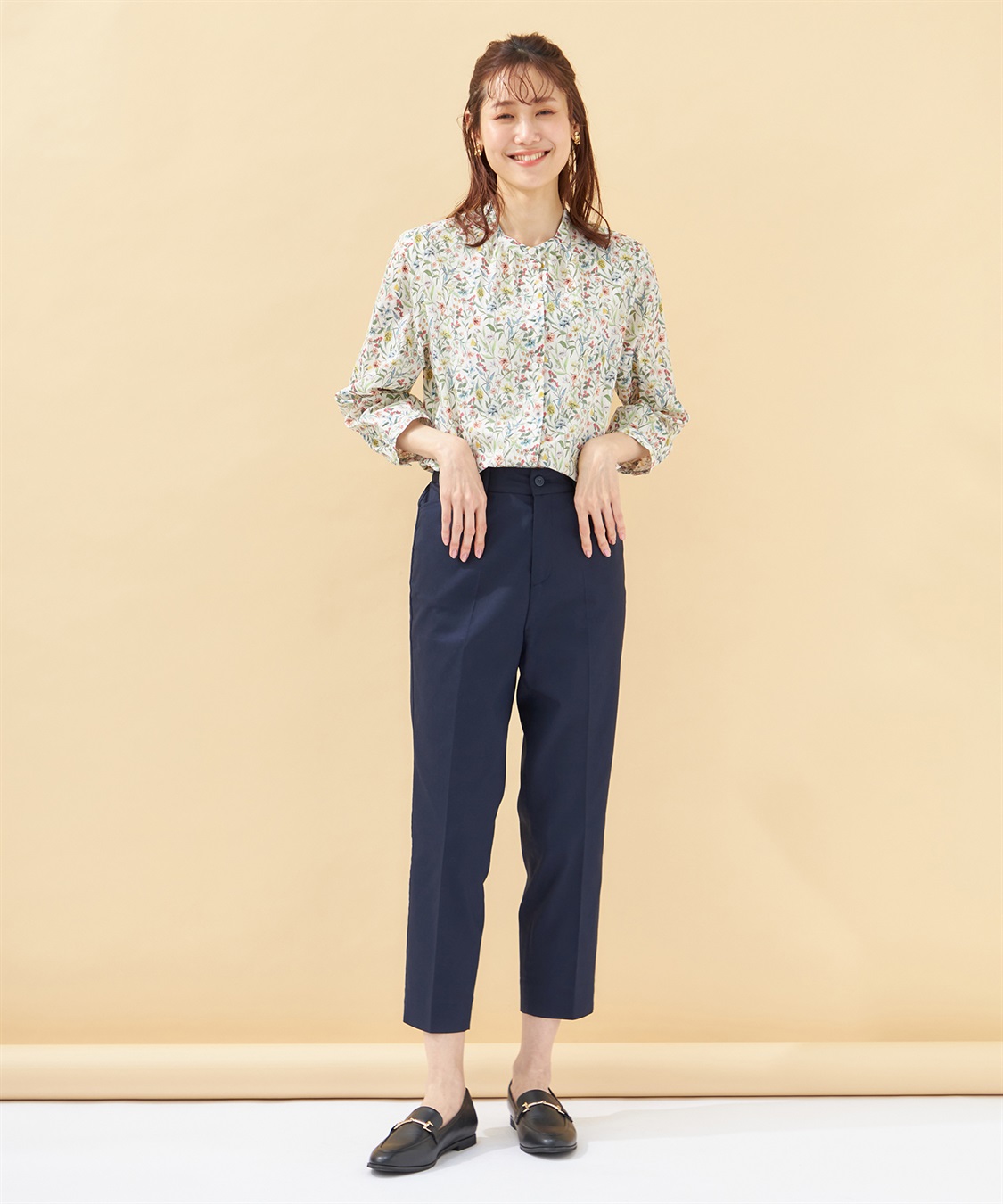 DECOY リバティプリントブラウス_sub_9