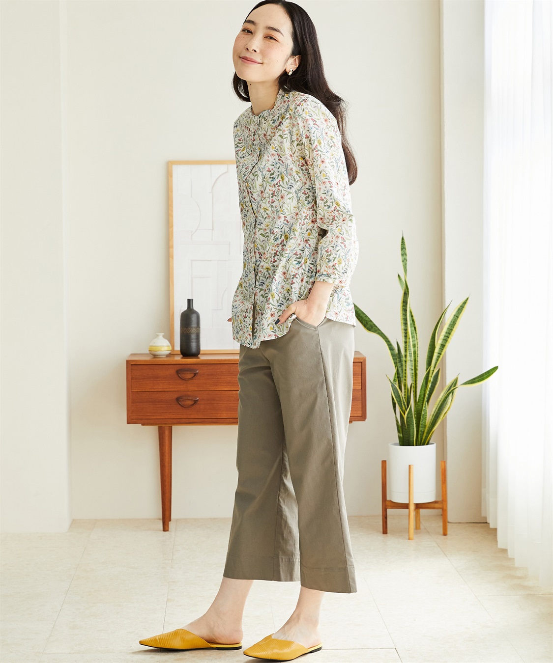 DECOY リバティプリントブラウス_sub_11