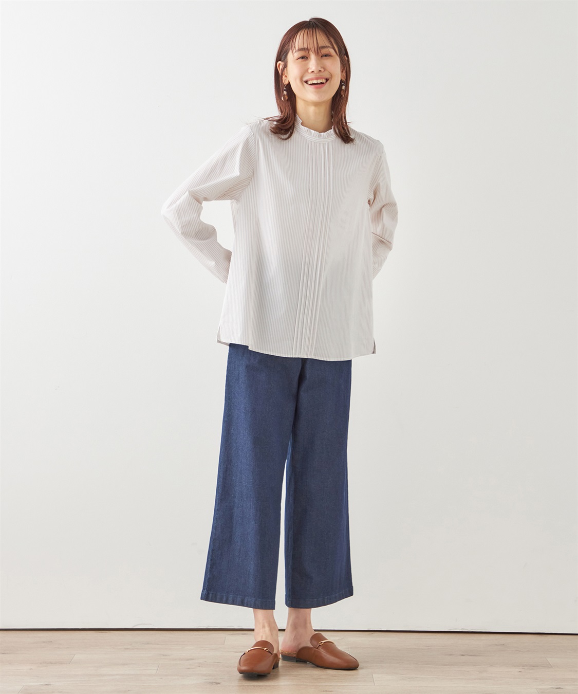 DECOY ストライプシャツ_sub_8