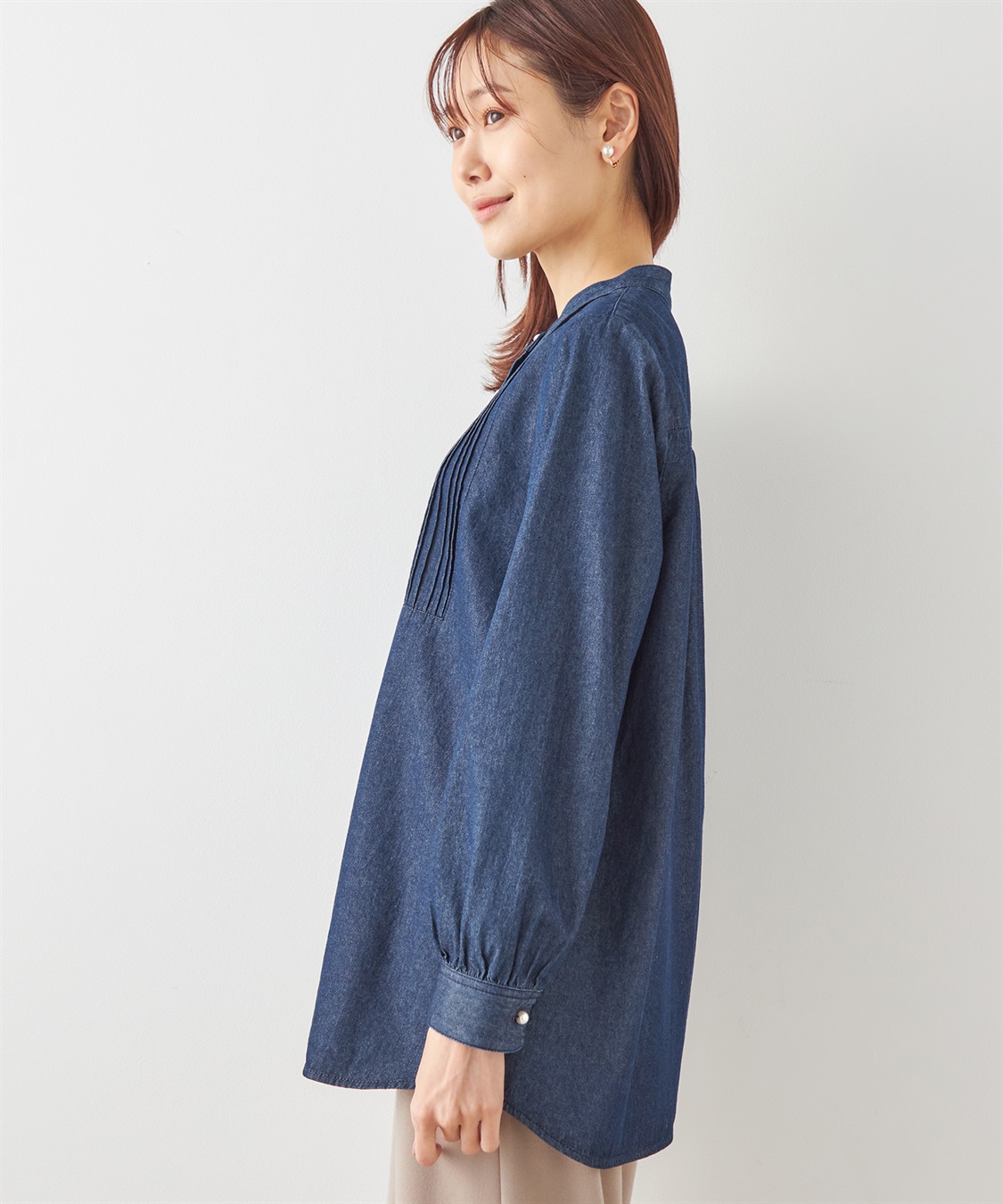 デニムロングシャツ DECOY｜クロスプラス公式通販サイト