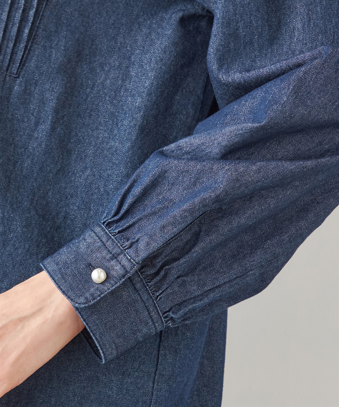 DECOY デニムロングシャツ_sub_5