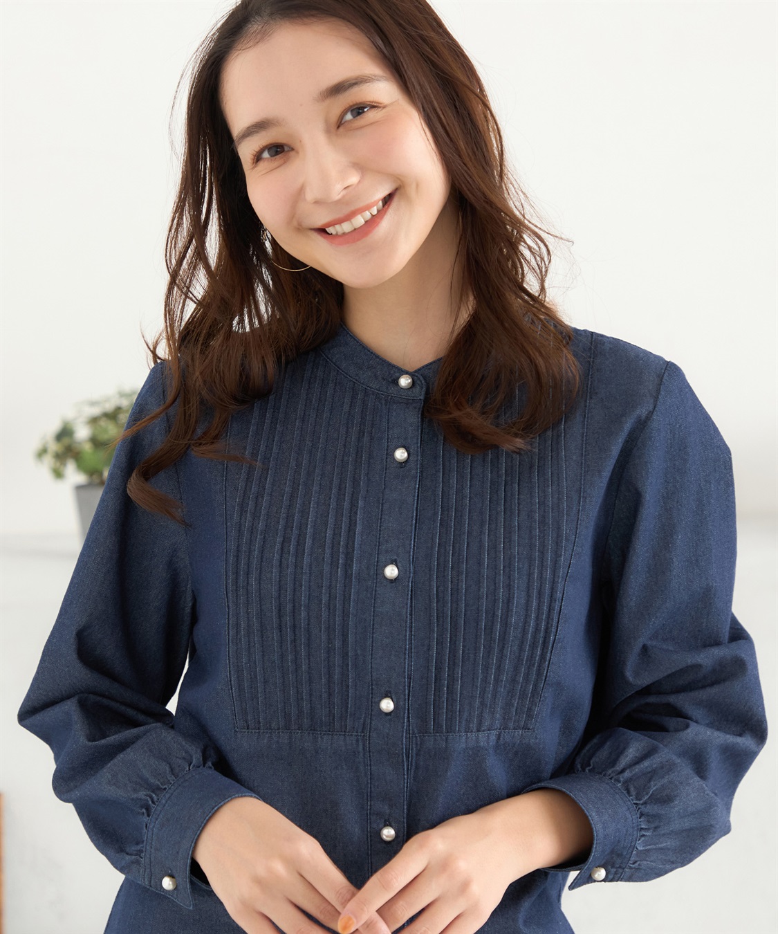 DECOY デニムロングシャツ_sub_9