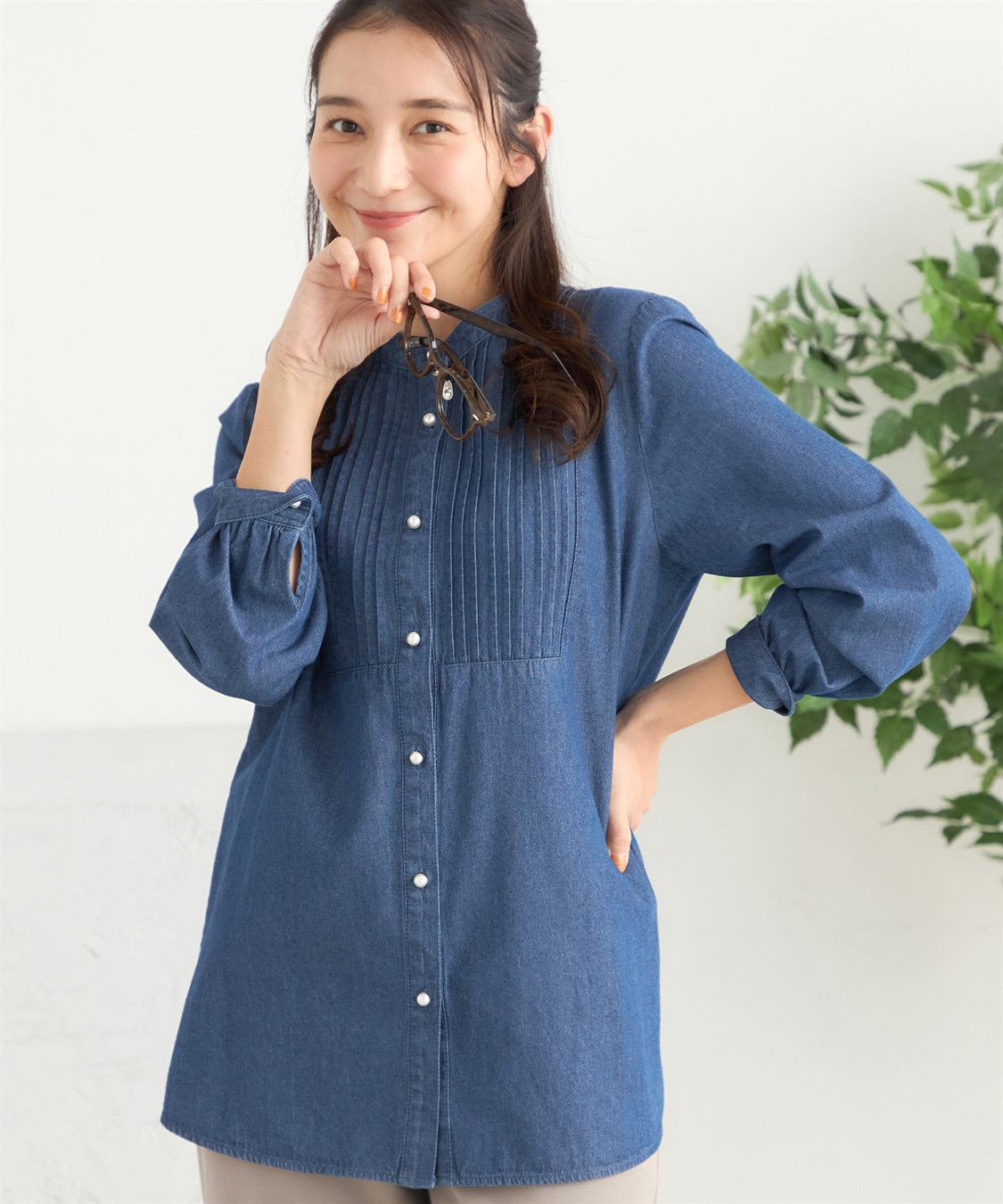 IENA - デニムロングシャツ 38の通販 by ふーちゃん's shop