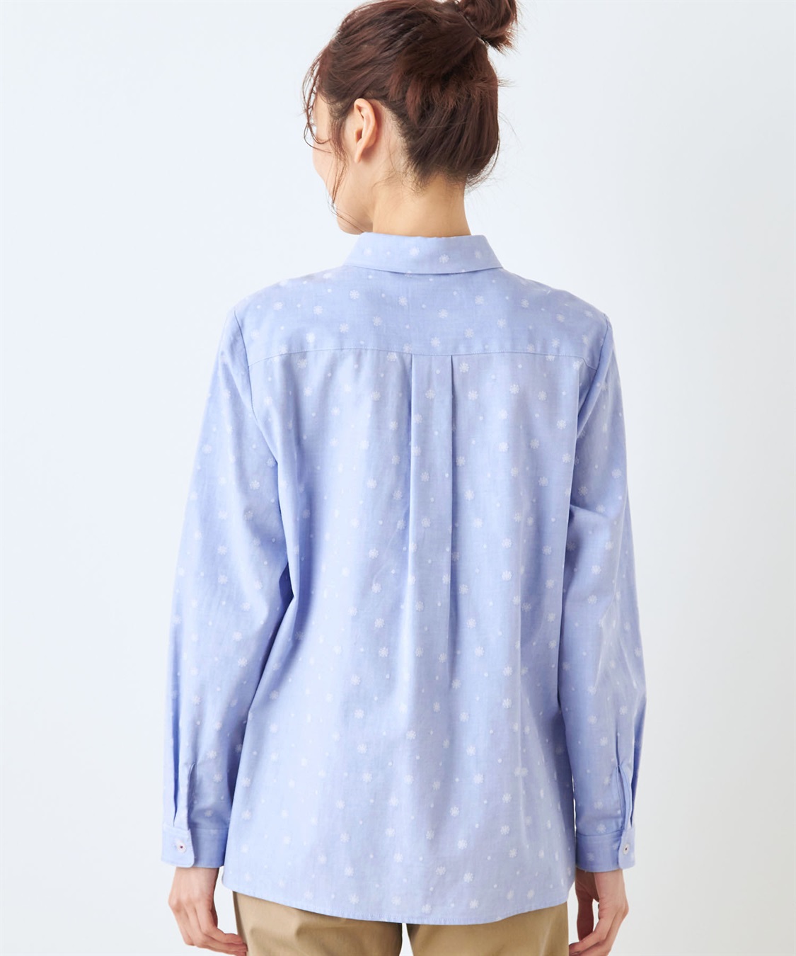 DECOY 【オーガニックコットン】【UV対策】ジャガードブラウス_sub_2