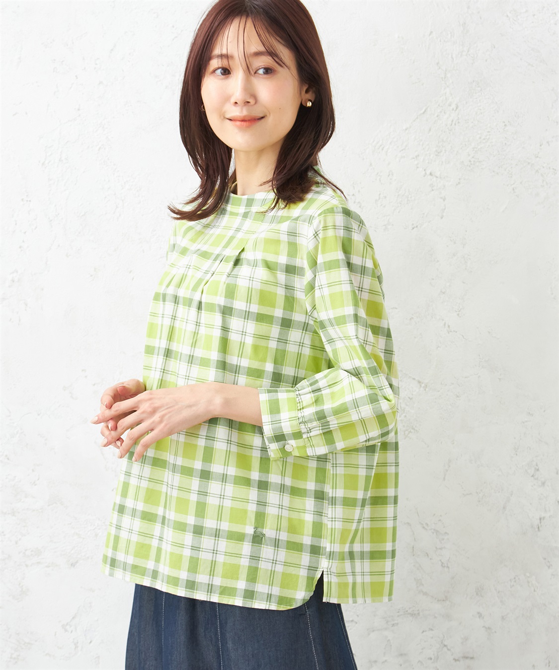 DECOY チェックシャツ_sub_1