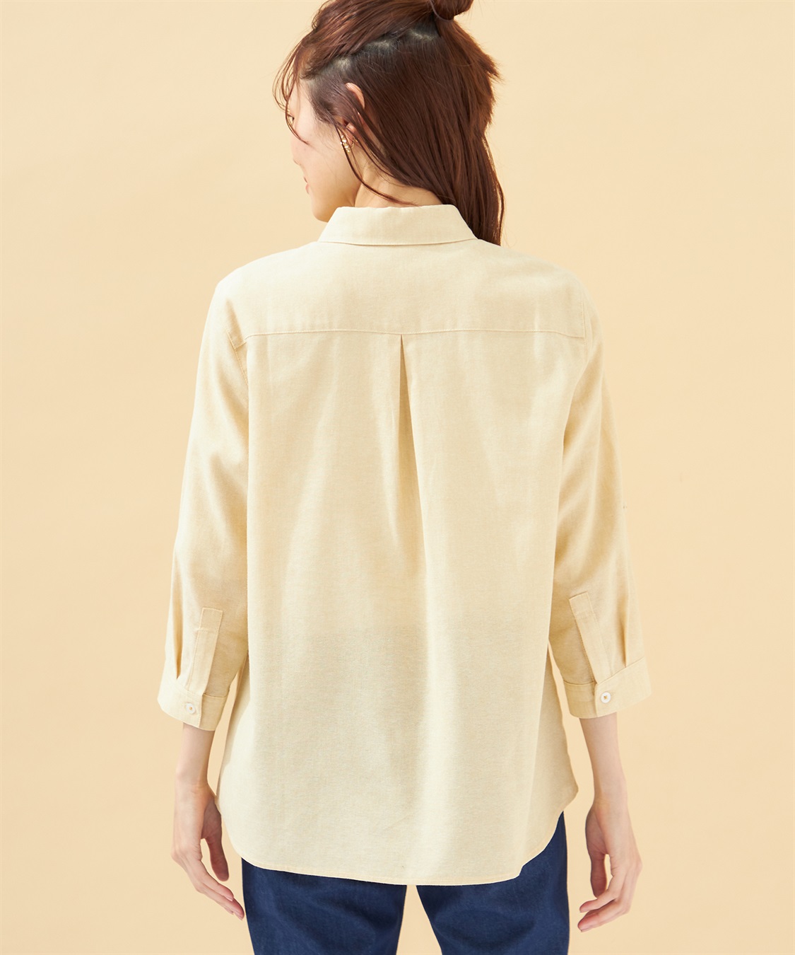 DECOY 【イージーケア】コットンリネンシャツ_sub_2