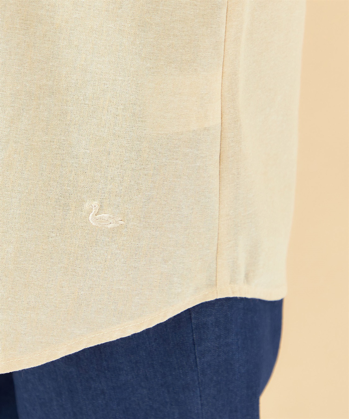 DECOY 【イージーケア】コットンリネンシャツ_sub_6