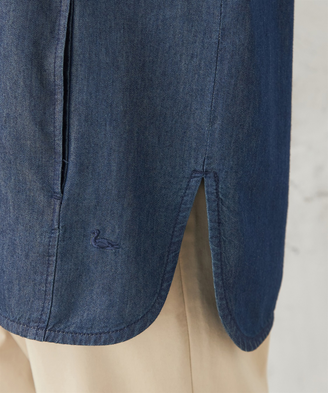 DECOY デニムフードシャツ_sub_9