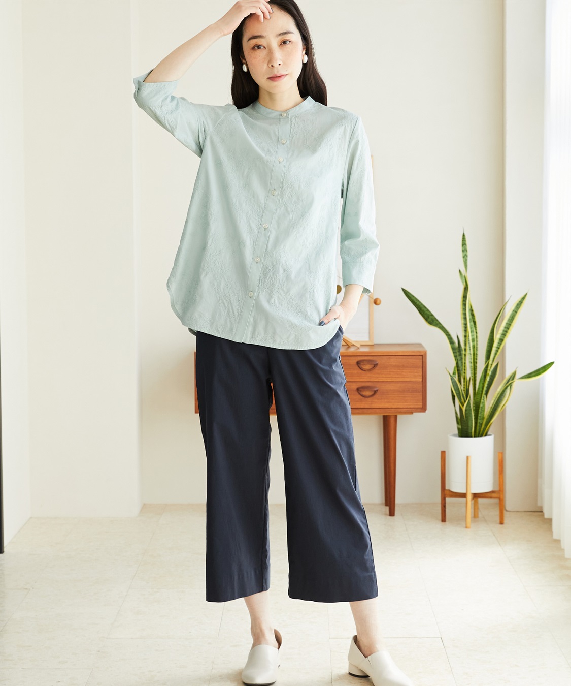 DECOY 刺しゅうブラウス_sub_11