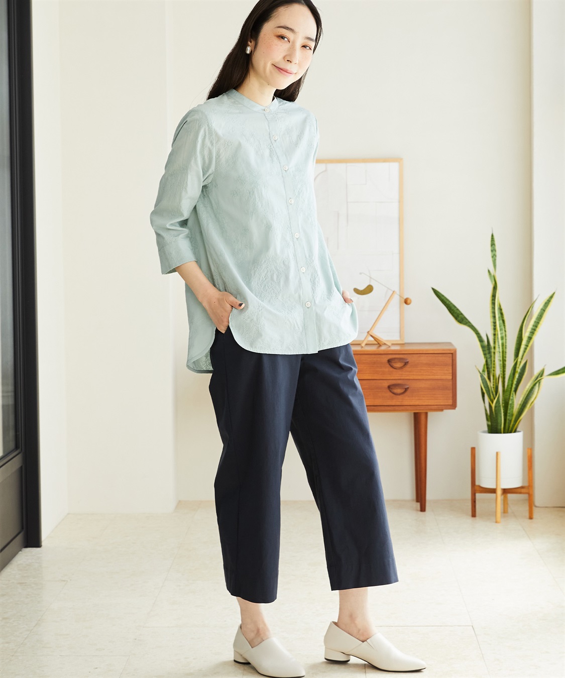 DECOY 刺しゅうブラウス_sub_12