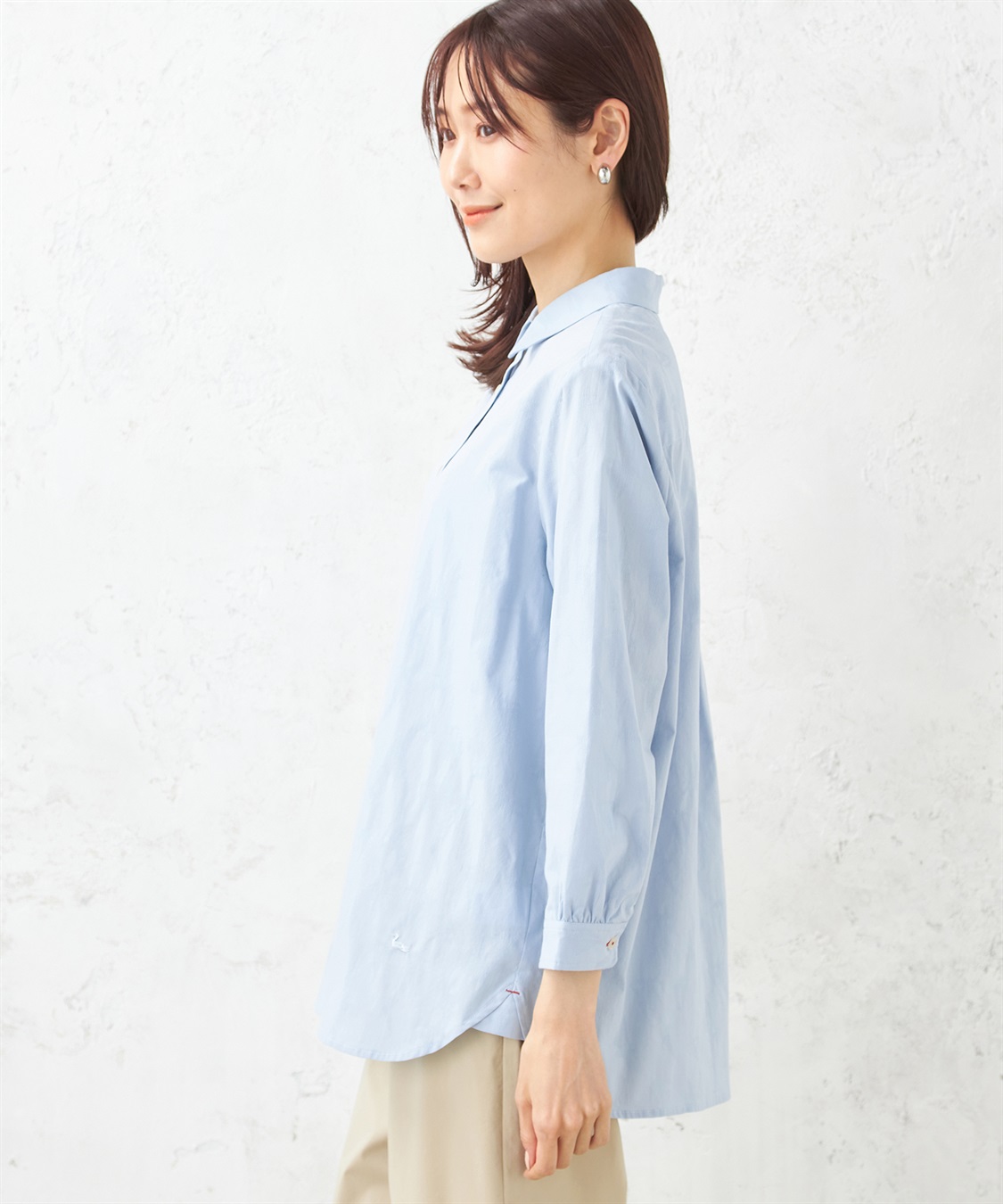 DECOY ジャガードブラウス_sub_2