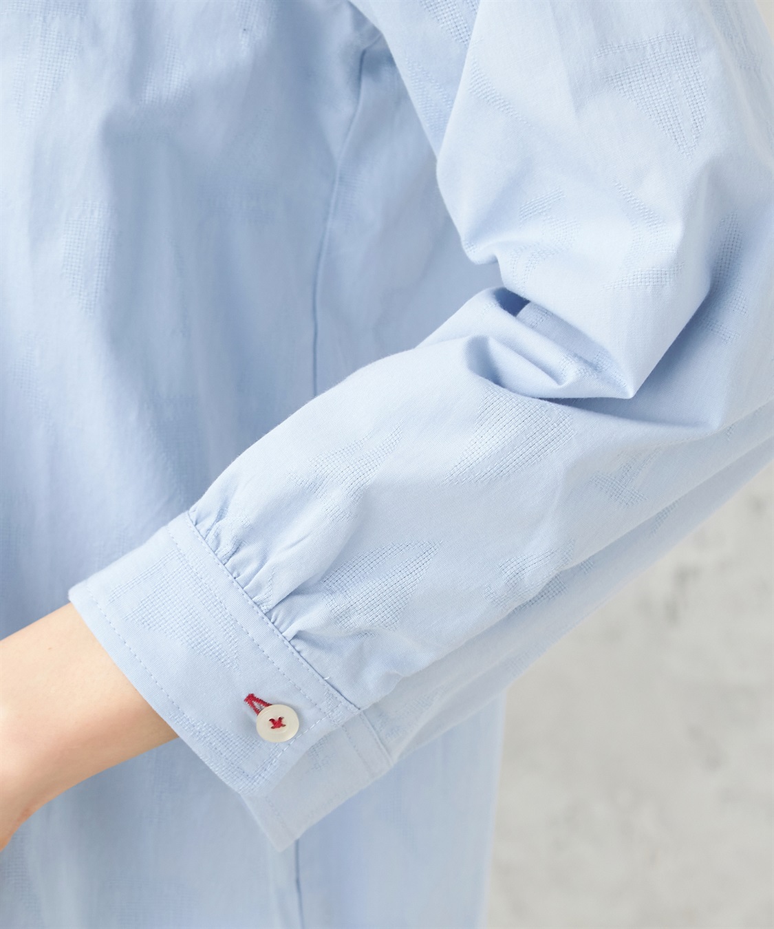 DECOY ジャガードブラウス_sub_5