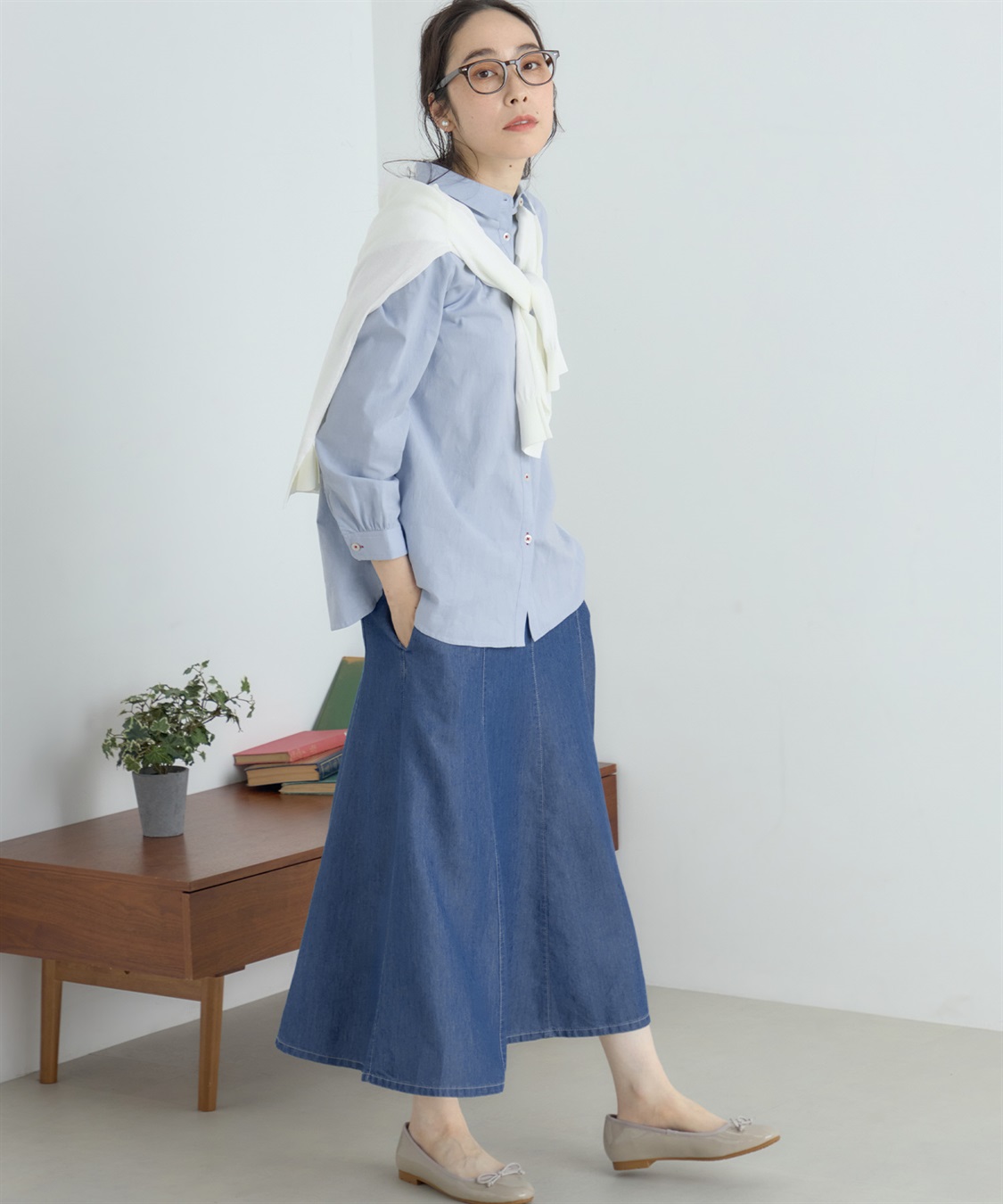 DECOY ジャガードブラウス_sub_13