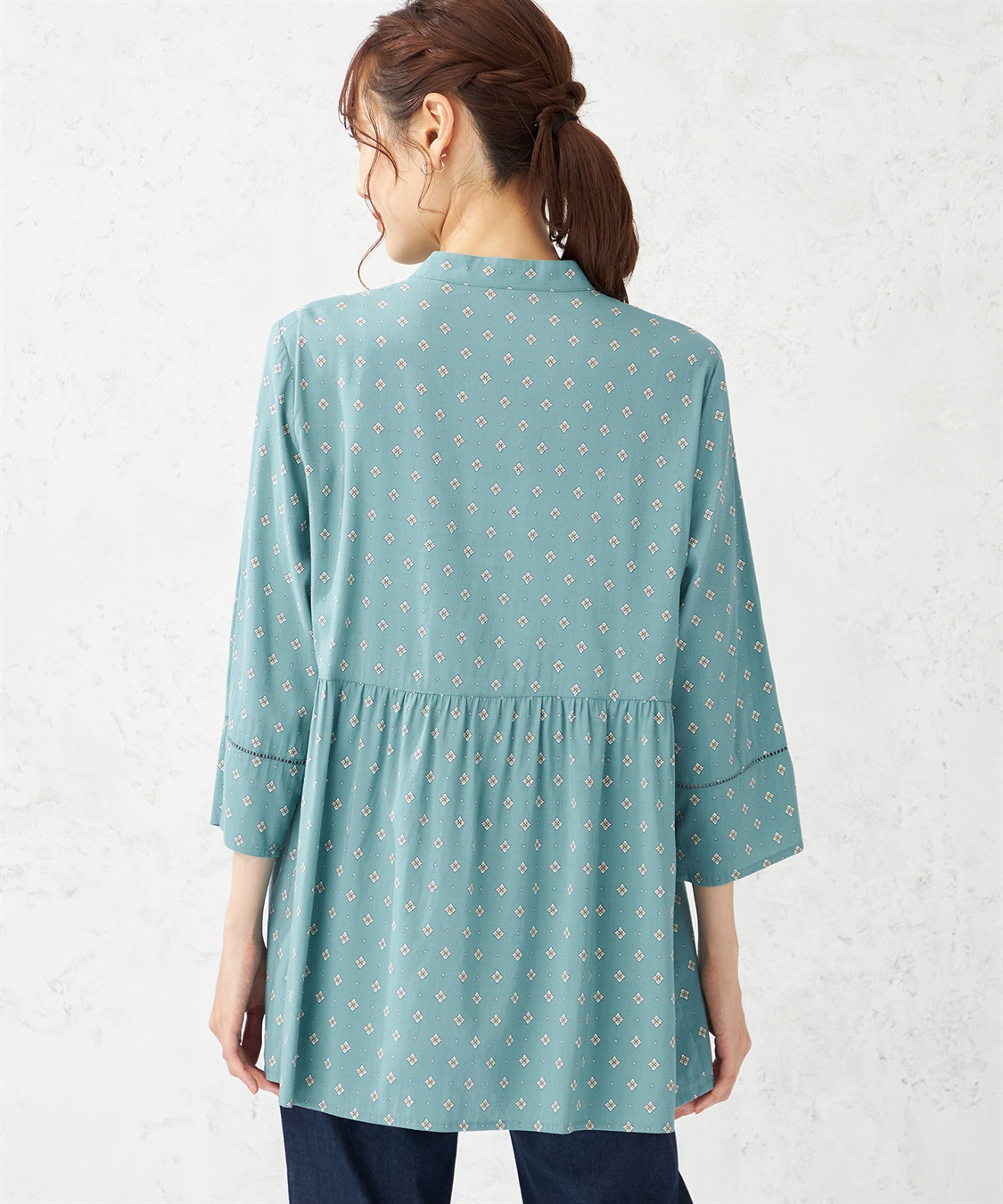 DECOY 【UVカット】プリントブラウス_sub_2