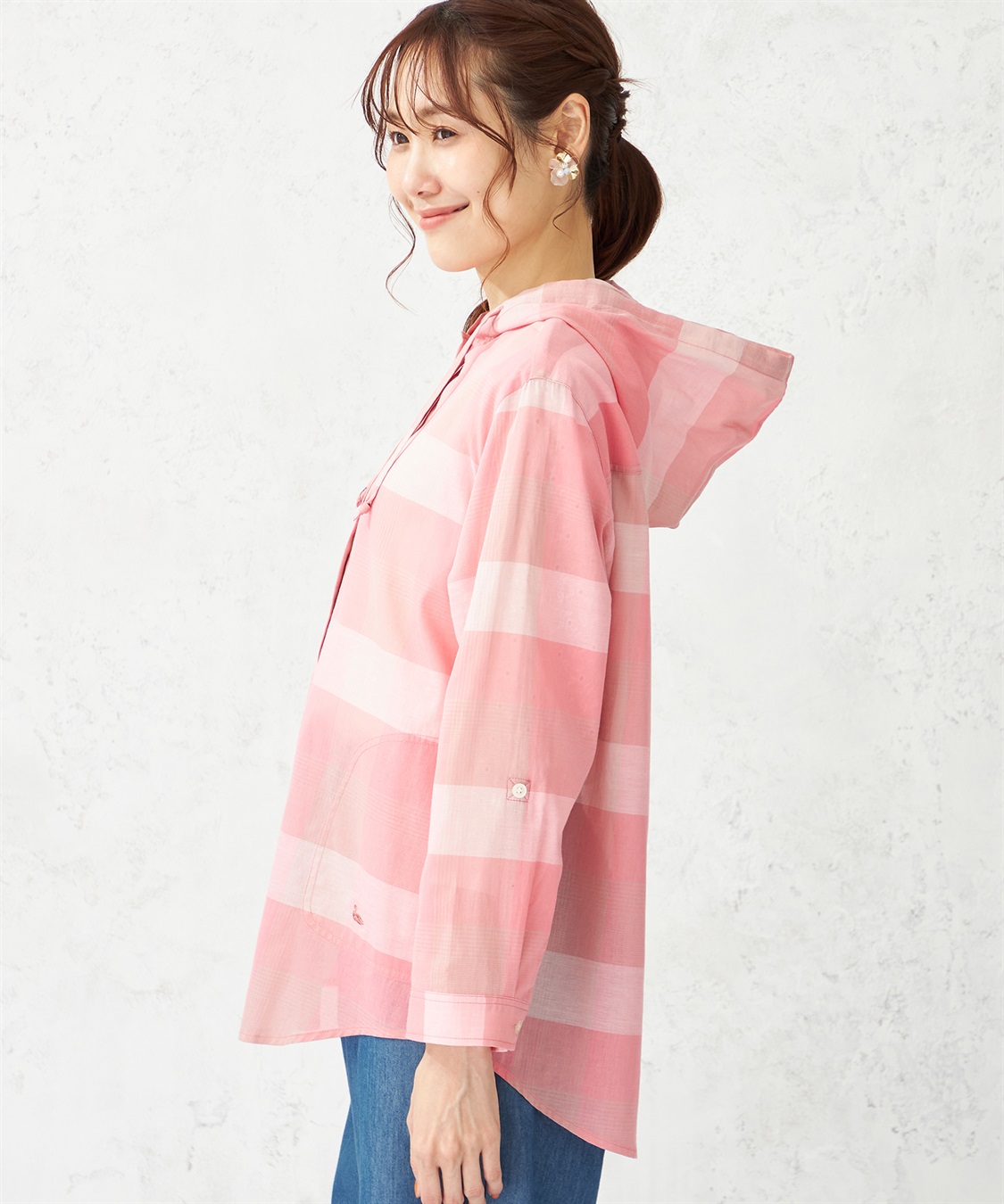 DECOY チェックシャツ羽織り_sub_2