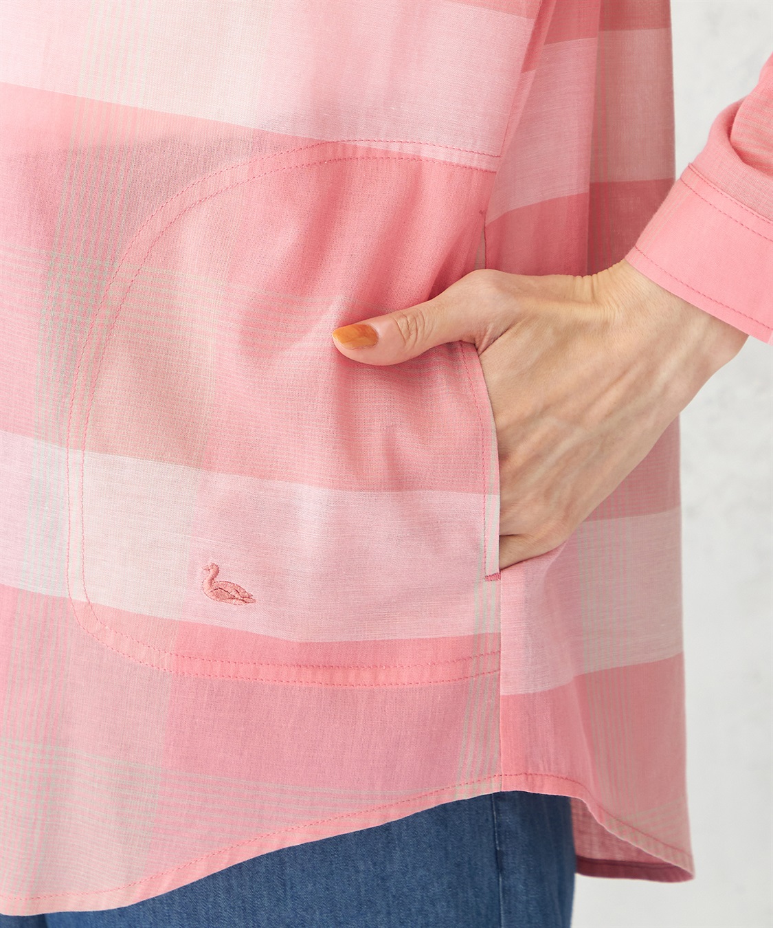 DECOY チェックシャツ羽織り_sub_8