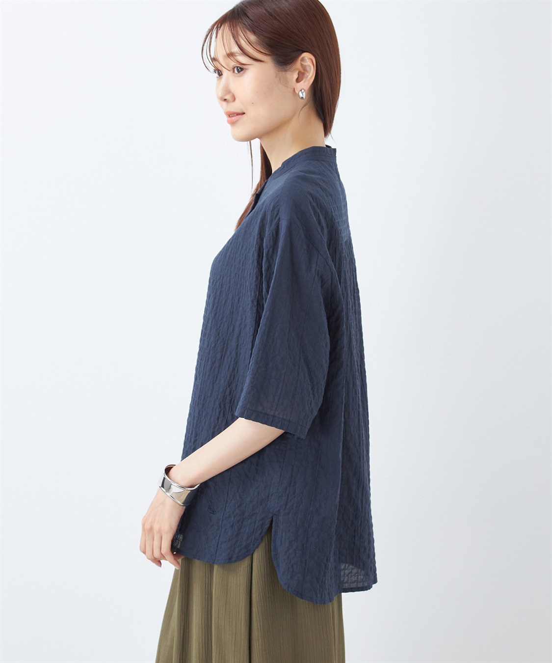 DECOY シャーリングブラウス_sub_6
