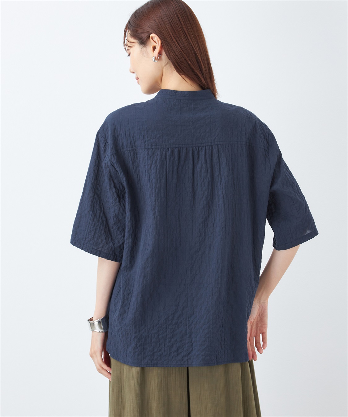 DECOY シャーリングブラウス_sub_7