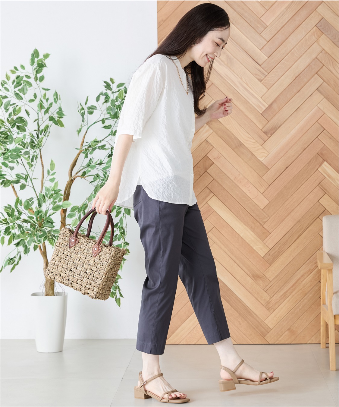 DECOY シャーリングブラウス_sub_17