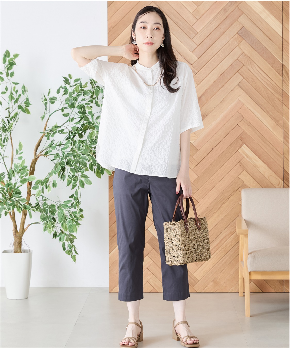 DECOY シャーリングブラウス_sub_18