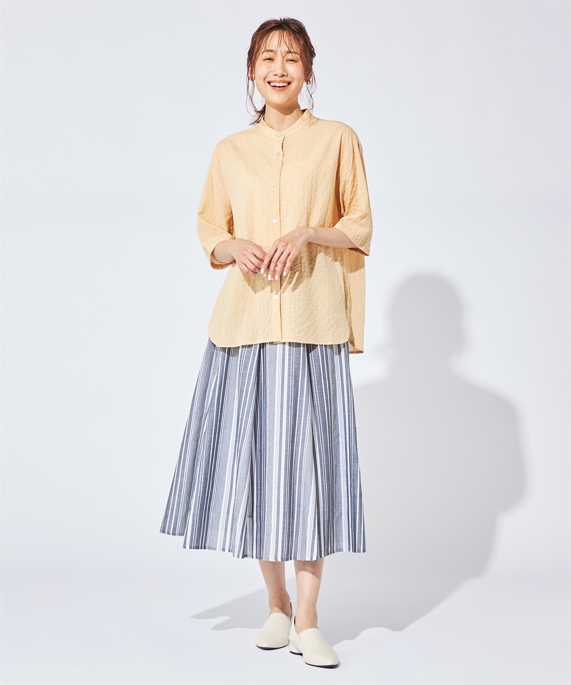 DECOY シャーリングブラウス_sub_27