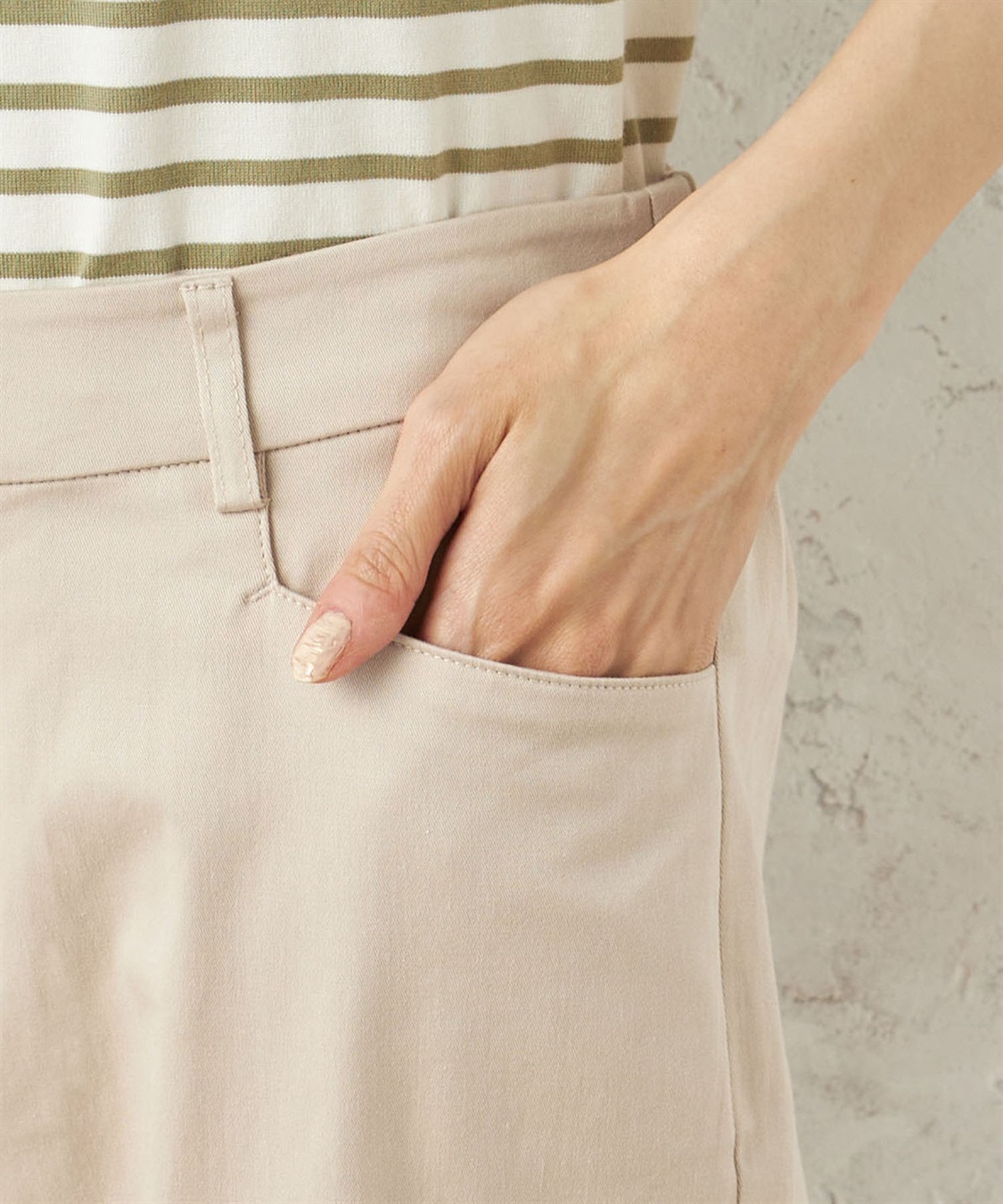 DECOY ストレッチストレートパンツ_sub_4