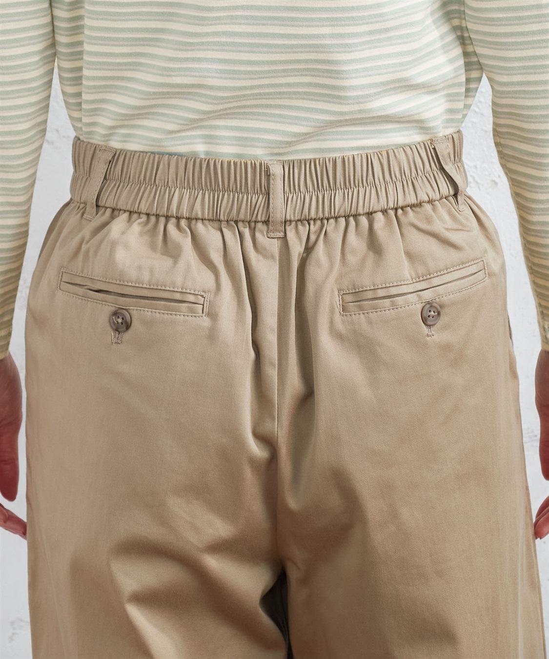 DECOY サテンストレッチワイドパンツ_sub_5