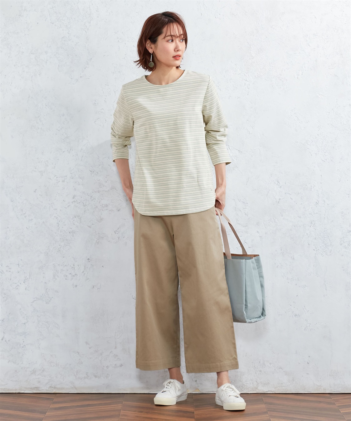 Y.Y.Y.さん専用 サテンストレッチワイドパンツ DECOY｜クロスプラス公式通販サイト