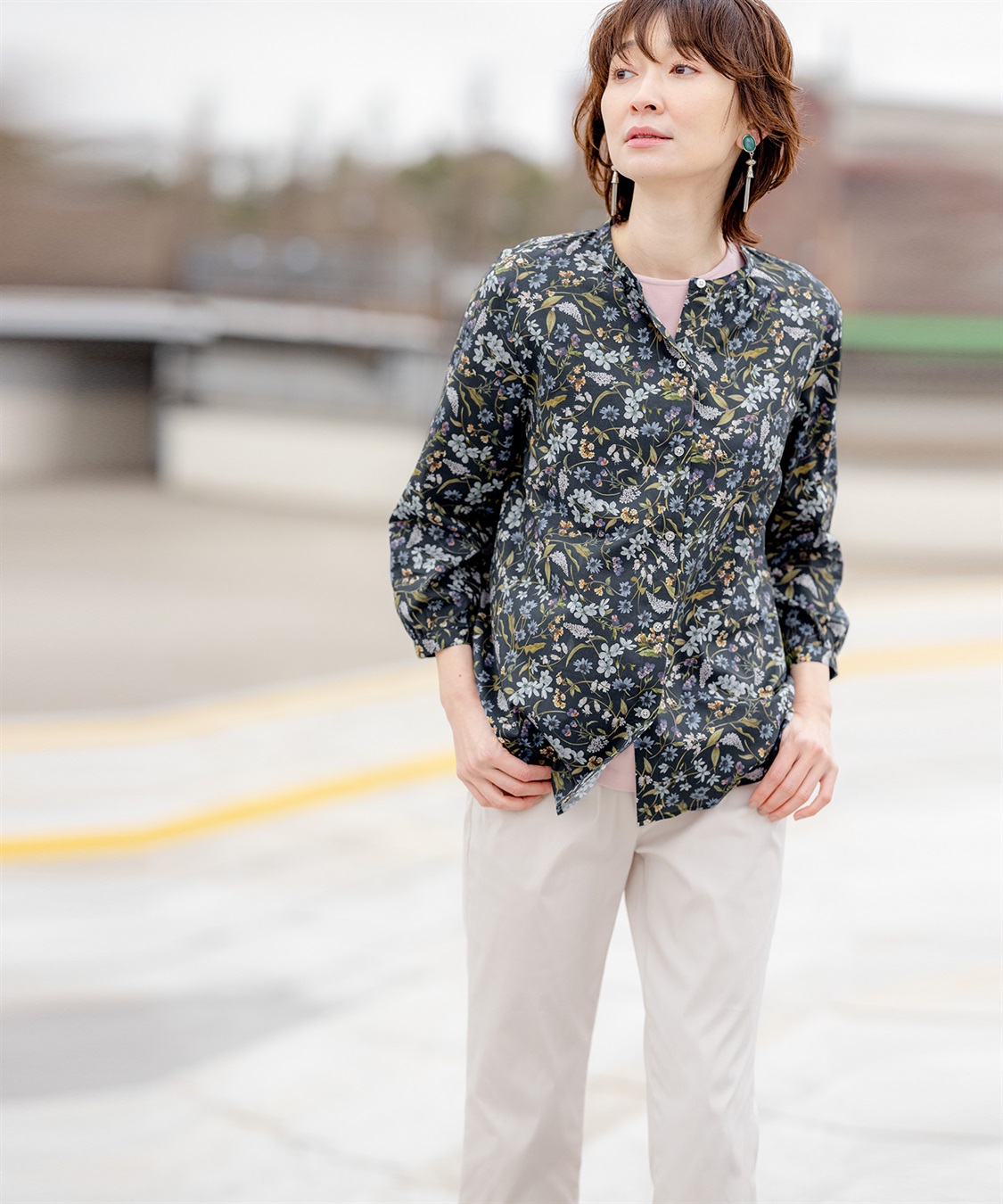 DECOY さらさらストレッチパンツ_sub_12