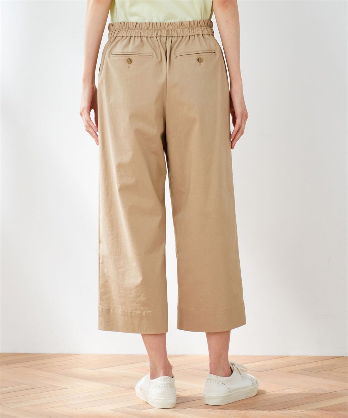 DECOY リネン混セミワイドパンツ_sub_3