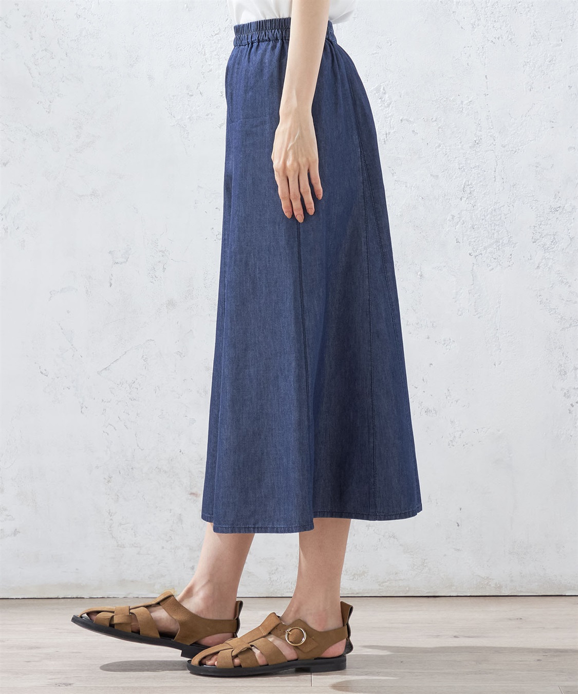 テンセルデニムスカート DECOY｜クロスプラス公式通販サイト