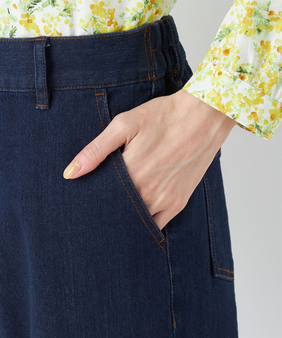 DECOY ストレッチワイドパンツ_sub_5