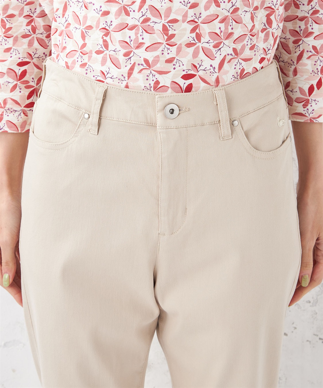 DECOY 接触冷感ストレートパンツ_sub_3