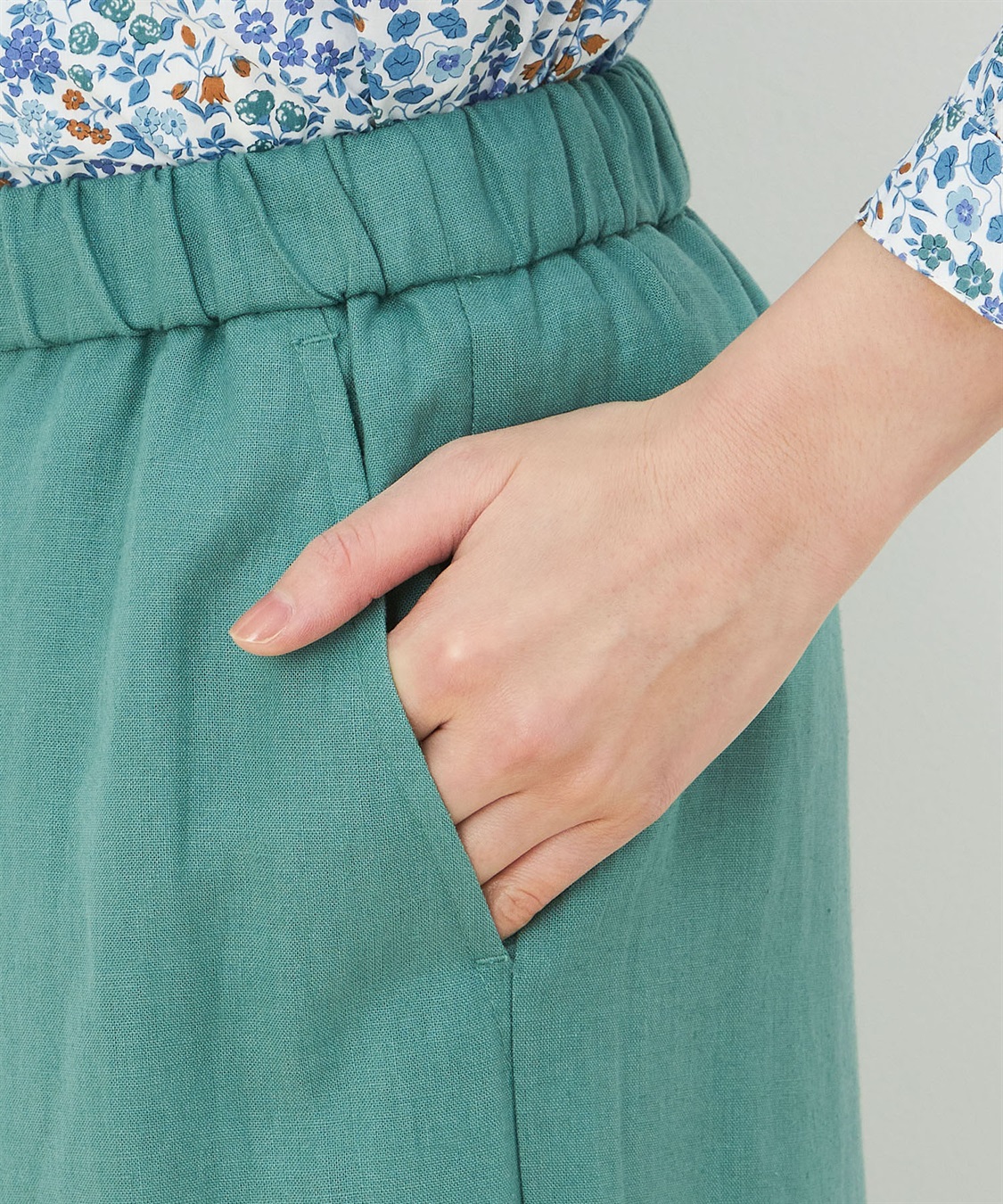 DECOY ヨーロピアンリネンイージーワイドパンツ_sub_5