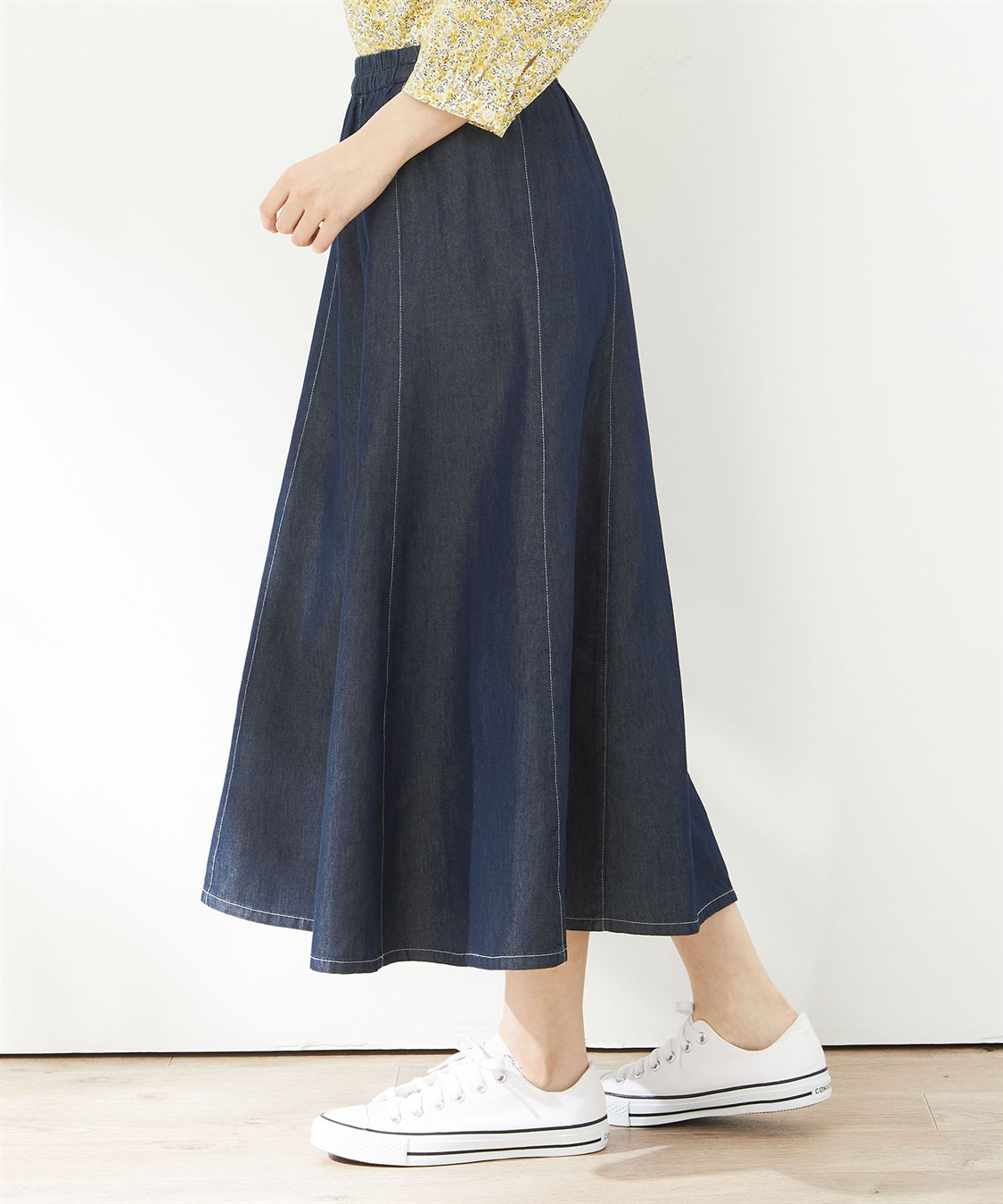 DECOY 【接触冷感】デニムスカート_sub_1