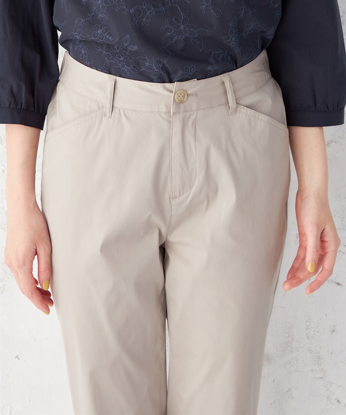 DECOY 【接触冷感】さらさら冷感ストレッチパンツ_sub_4