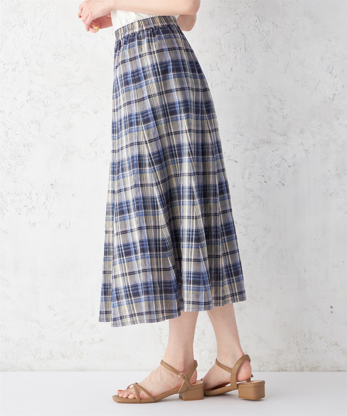 DECOY マドラスチェックスカート_sub_2