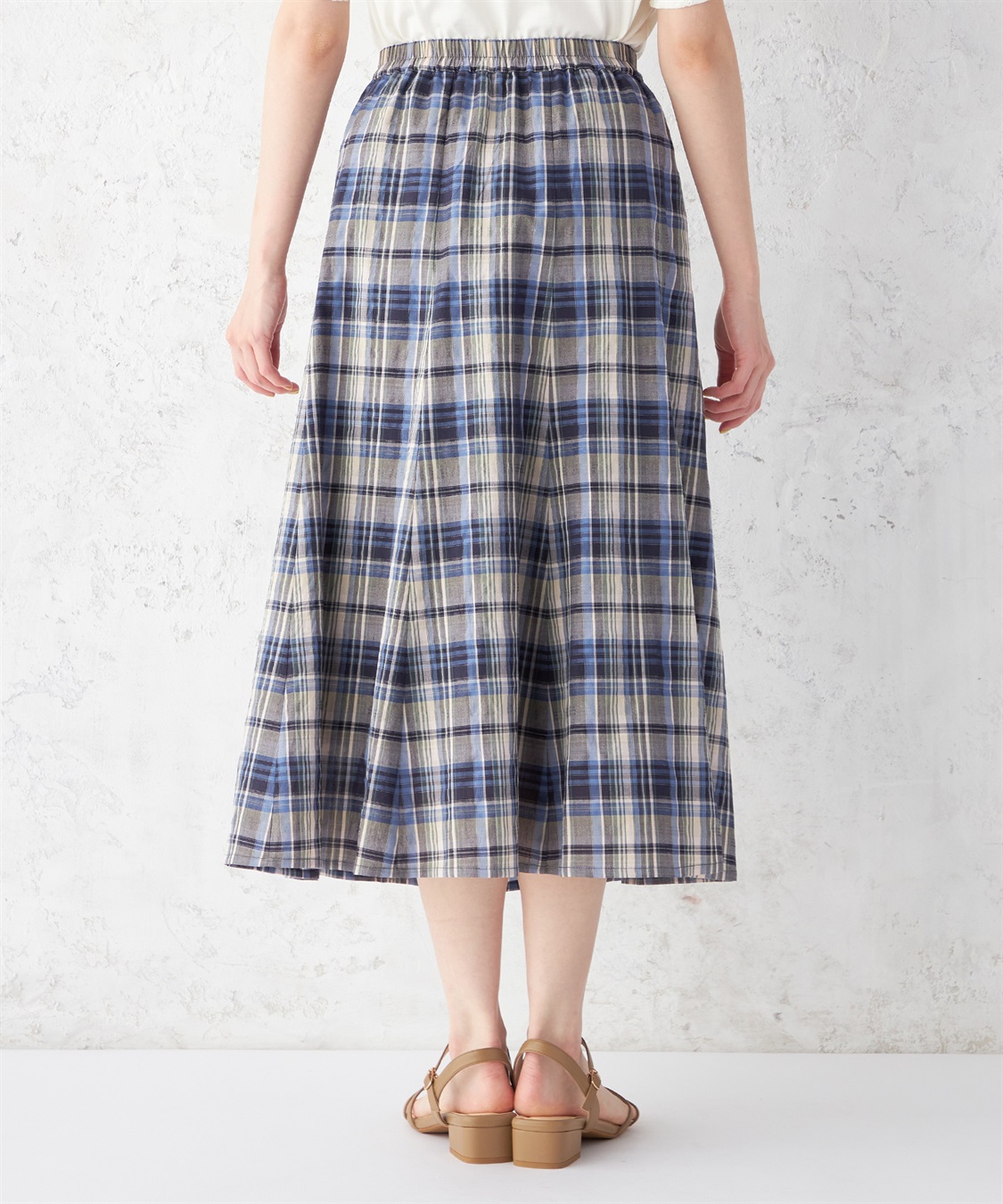 DECOY マドラスチェックスカート_sub_3