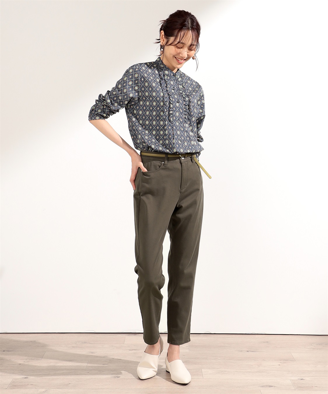 DECOY スリムストレートパンツ_sub_10