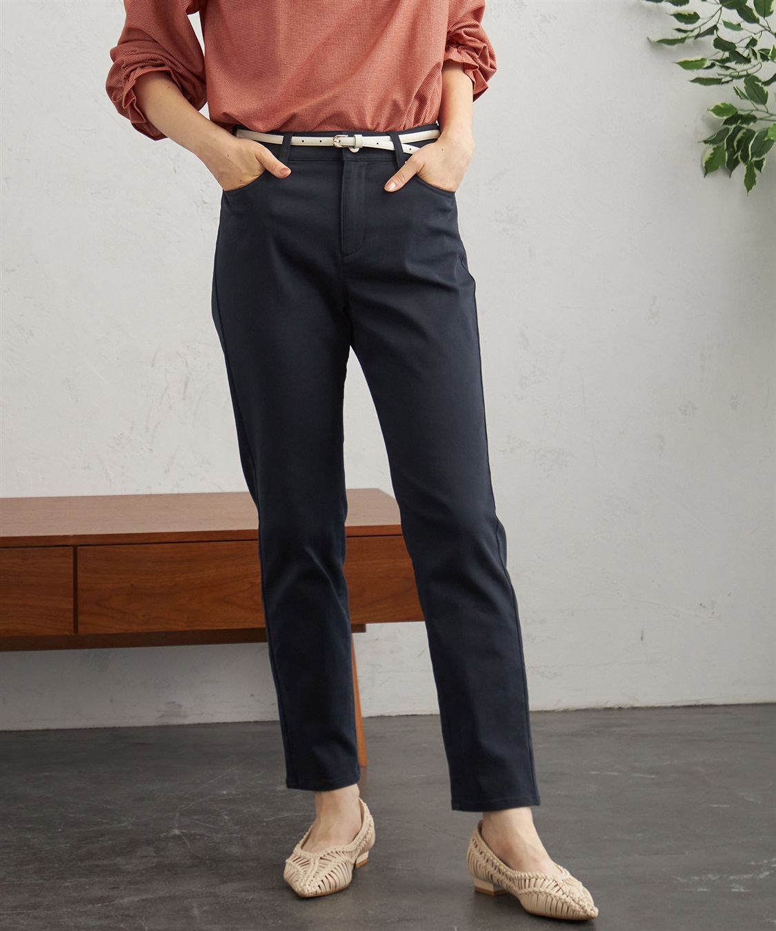 DECOY スリムストレートパンツ_sub_11