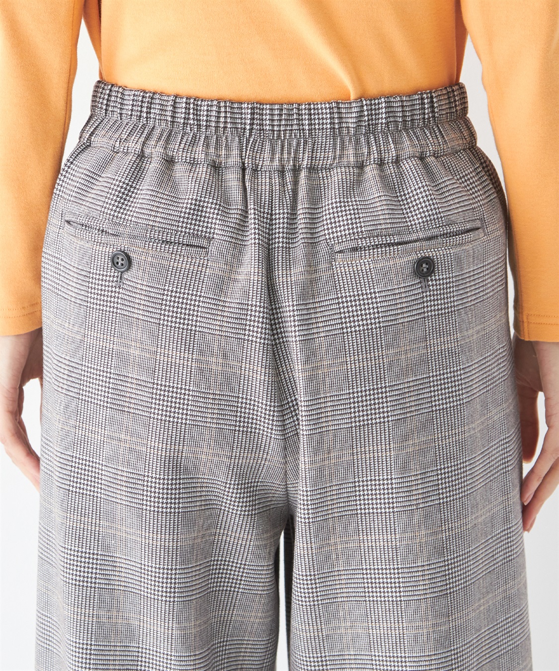 DECOY 裏起毛ワイドパンツ_sub_5