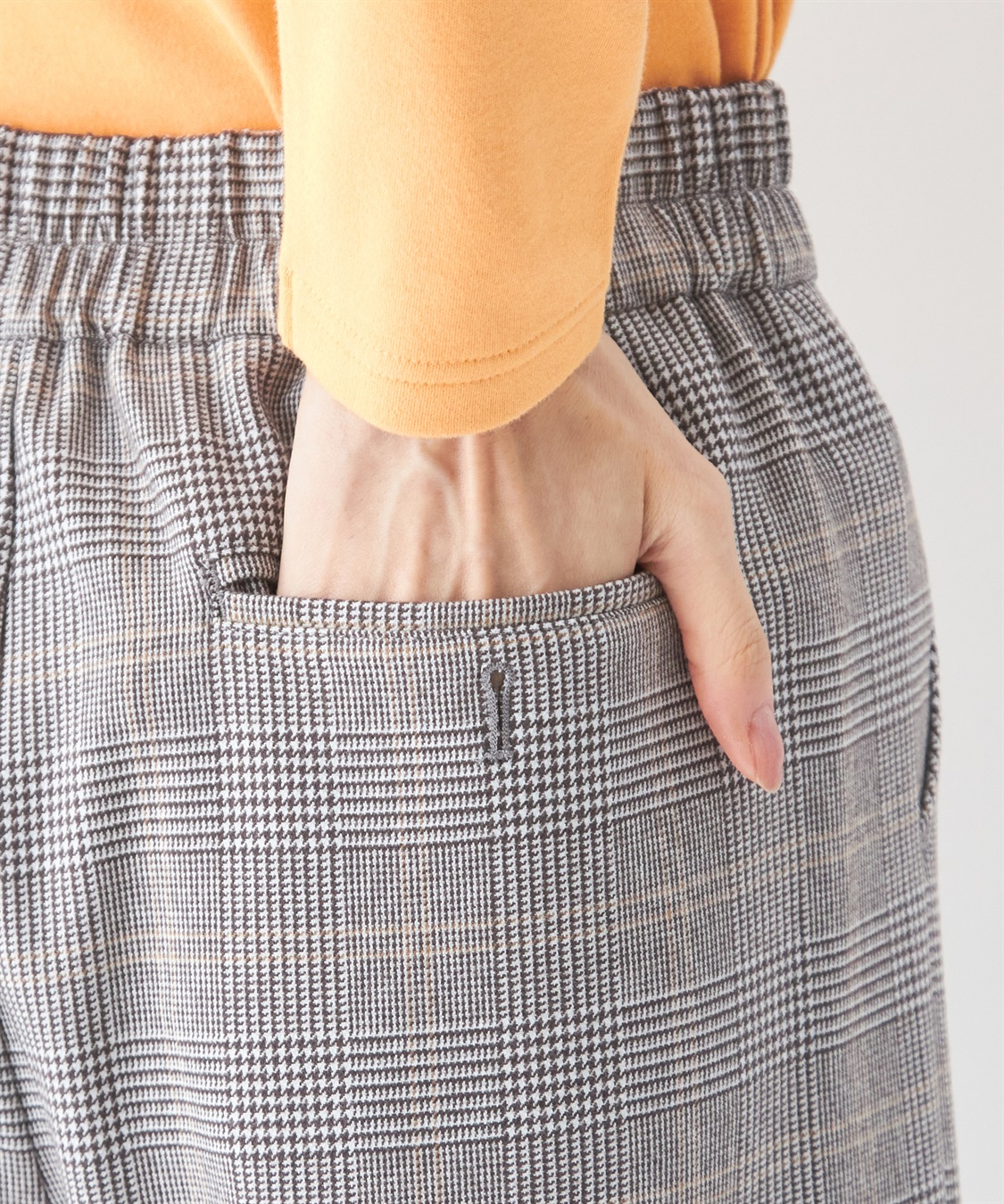 DECOY 裏起毛ワイドパンツ_sub_7