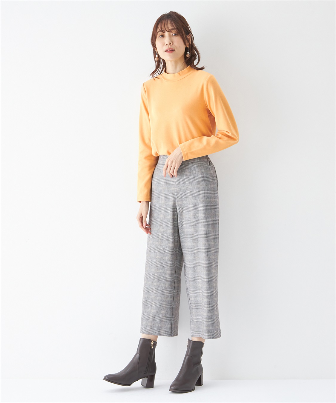 DECOY 裏起毛ワイドパンツ_sub_10